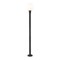 Z-Lite Laurent Outdoor Post Mounted Fixture, 1-Light, 12 In.W x 89.5 In.H, Black/Opal 597PHB-567P-BK - alternate 3